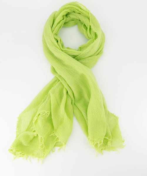 Linsy -  - Plain scarves - Green - Appelgroen -