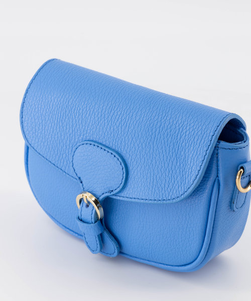 Bobbie Small - Classic Grain - Crossbody bags - Blue - Lapisblauw T4139 - Gold