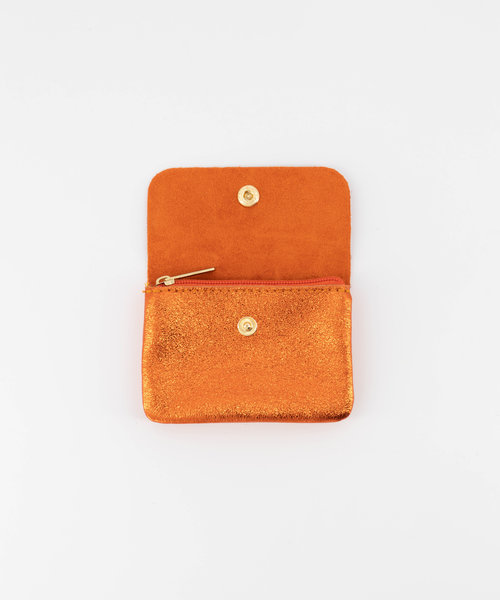 Lisa Small - Metallic - Wallets - Orange - L520 - Gold