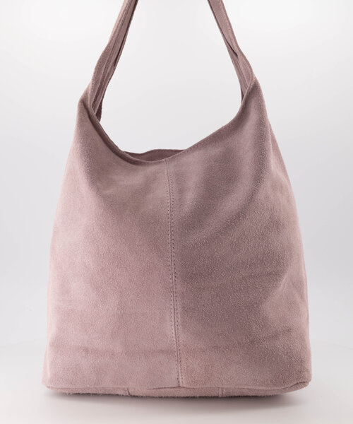 Loreen - Suede - Shoulder bags - Blue - Lapisblauw -