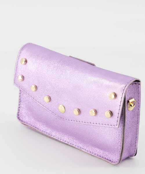 Laura - Metallic - Crossbody bags - Purple - Lila L43 - Gold