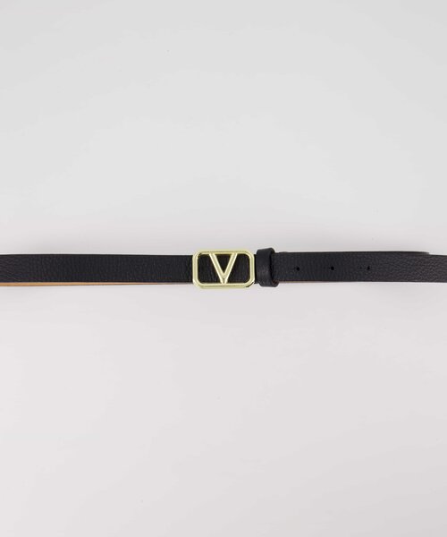 Violet - Classic Grain - Belts with buckles - Black - D28 - Gold