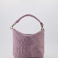 Kaycee - Suede - Crossbody bags - Purple - Lila 63 - Bronze
