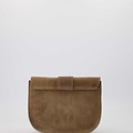 Maan - Suede - Crossbodytassen - Taupe - 24 - Bronskleurig