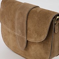Maan - Suede - Crossbodytassen - Taupe - 24 - Bronskleurig