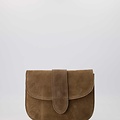 Maan - Suede - Crossbodytassen - Taupe - 24 - Bronskleurig