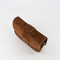 Maan - Suede - Crossbodytassen - Donkerbruin - 07 - Bronskleurig