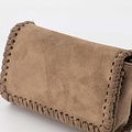 Romee - Suede - Crossbody bags - Taupe - 24 - Bronze