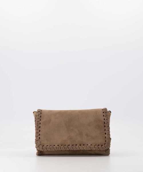 Romee - Suede - Crossbodytassen - Taupe - 24 - Bronskleurig