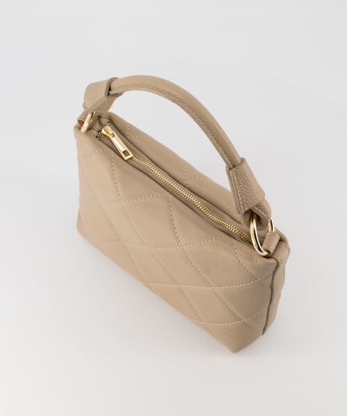 Maisie - Classic Grain - Handtassen - Taupe - D05 - Goudkleurig