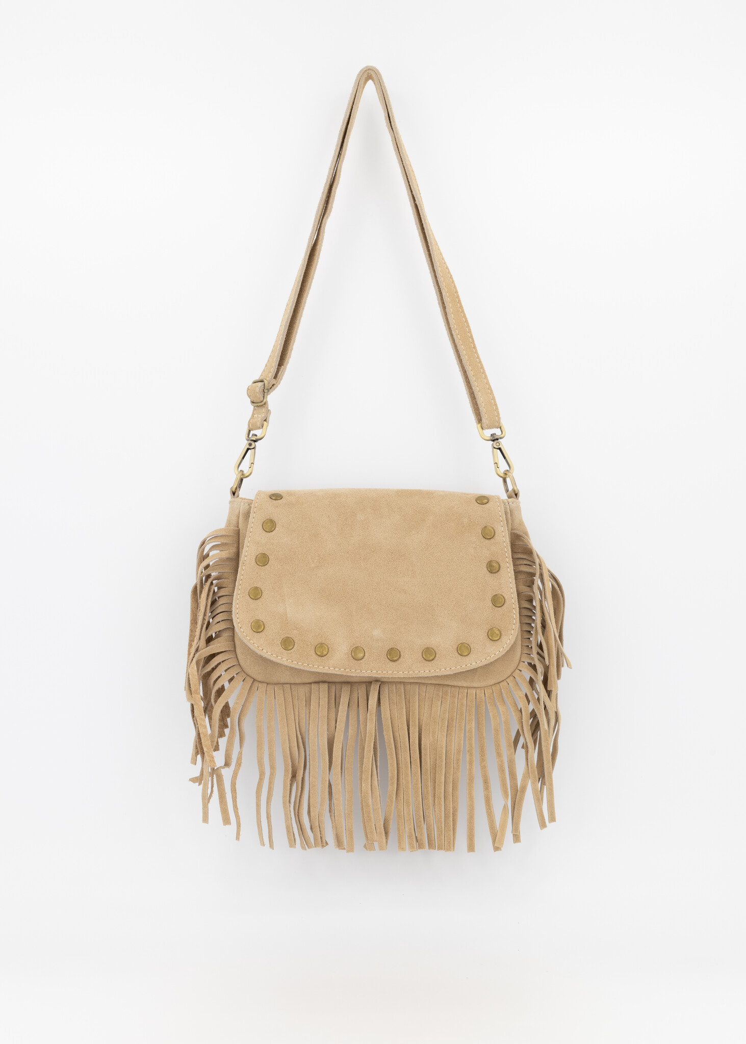 Crossbody bags Faye Suede Crossbody bags Beige Zand 04