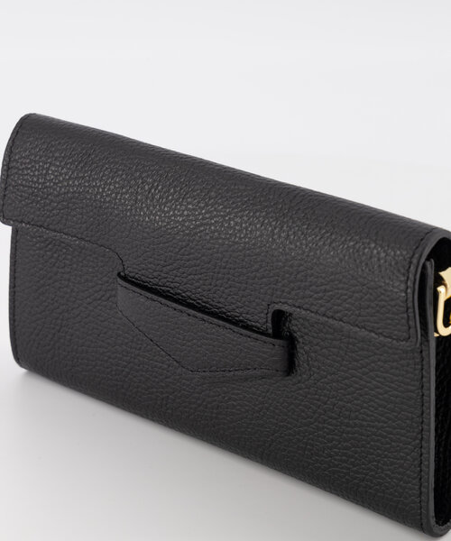 Venti - Classic Grain - Evening bags - Black - D28 - Gold