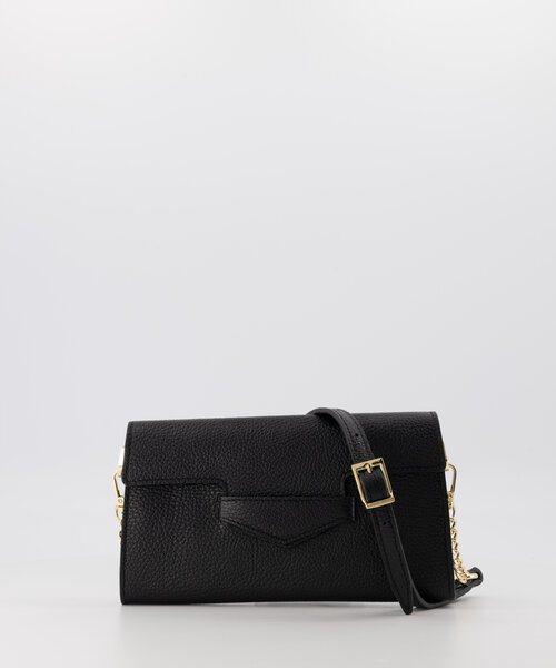 Venti - Classic Grain - Evening bags - Black - D28 - Gold