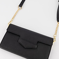 Venti - Classic Grain - Evening bags - Black - D28 - Gold