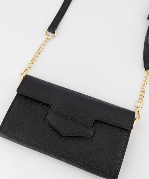 Venti - Classic Grain - Evening bags - Black - D28 - Gold