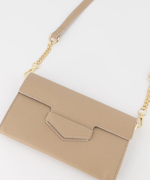 Venti - Classic Grain - Evening bags - Taupe - D05 - Gold