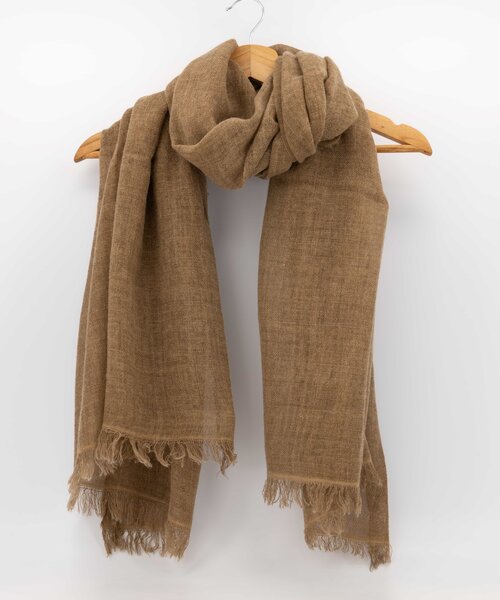 Melody -  - Effen sjaals - Bruin - Camel 1752 -