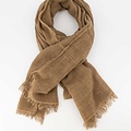 Melody -  - Effen sjaals - Bruin - Camel 1752 -
