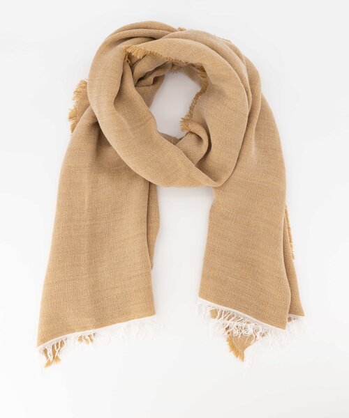 Marja -  - Effen sjaals - Bruin - Camel -