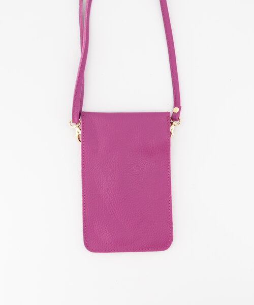 Pona - Classic Grain - Crossbodytassen - Roze - Cyclaam - Goudkleurig