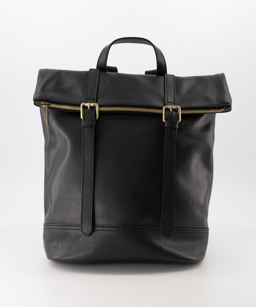 Roza - Classic Grain - Backpacks - Black - D28 - Bronze