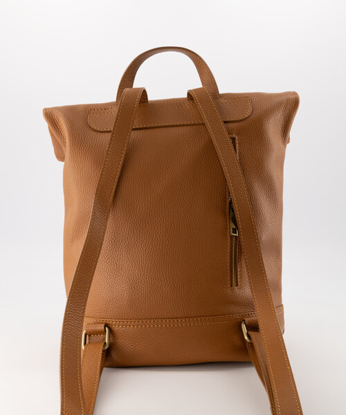 Roza - Classic Grain - Rugtassen - Bruin - Cognac D109 - Bronskleurig