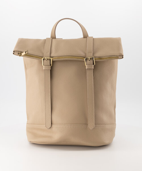 Roza - Classic Grain - Backpacks - Taupe - D05 - Bronze