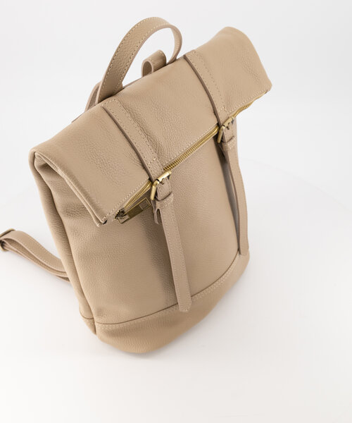 Roza - Classic Grain - Backpacks - Taupe - D05 - Bronze