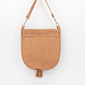 Meghan - Suede - Crossbodytassen - Roze - Clay 62 - Zilverkleurig