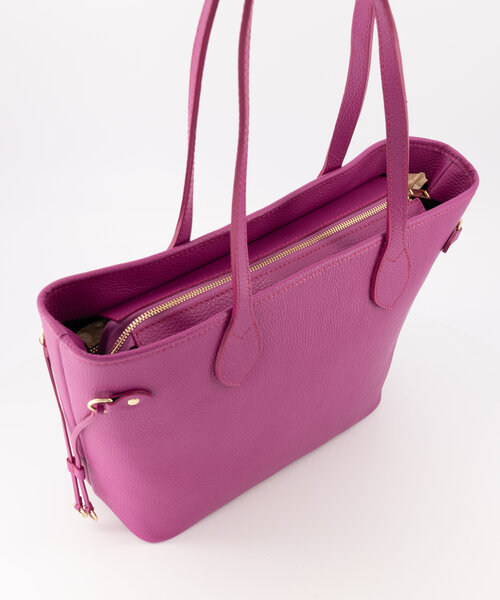 Lot - Classic Grain - Handtassen - Roze - Cyclaam - Goudkleurig