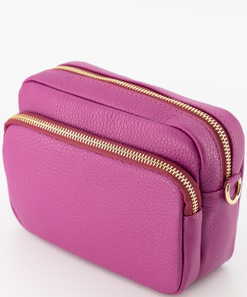 Eliza - Classic Grain - Crossbodytassen - Roze - Cyclaam - Goudkleurig