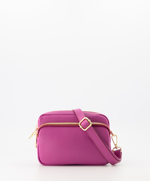 Eliza - Classic Grain - Crossbodytassen - Roze - Cyclaam - Goudkleurig