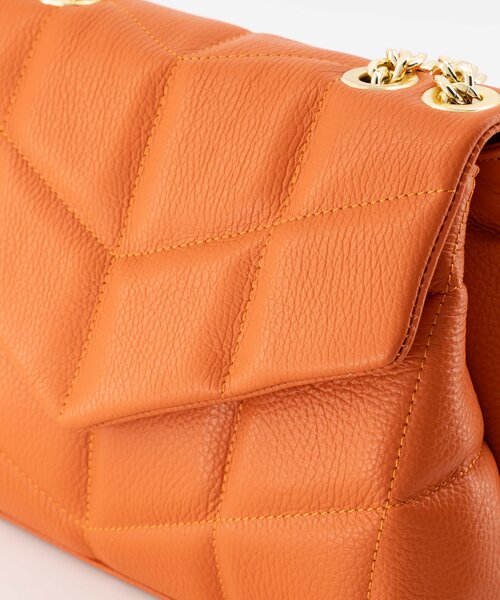 Kiko - Classic Grain - Crossbodytassen - Oranje - D35 - Goudkleurig