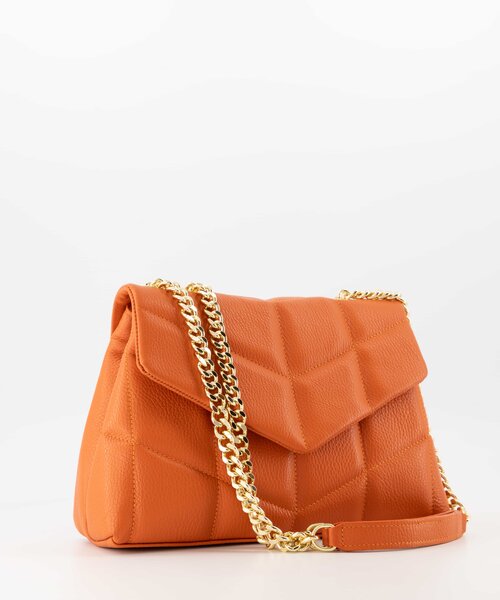 Kiko - Classic Grain - Crossbodytassen - Oranje - D35 - Goudkleurig