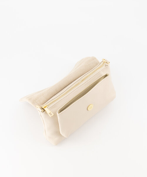 Jade - Classic Grain - Crossbodytassen - Beige - Ecru D37 - Goudkleurig