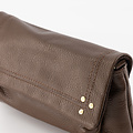 Jade - Classic Grain - Crossbody bags - Brown - Donkerbruin - Gold