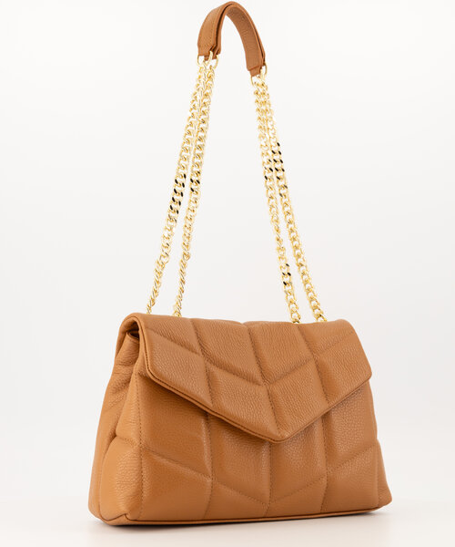 Kiko - Classic Grain - Crossbodytassen - Bruin - Cognac D109 - Goudkleurig