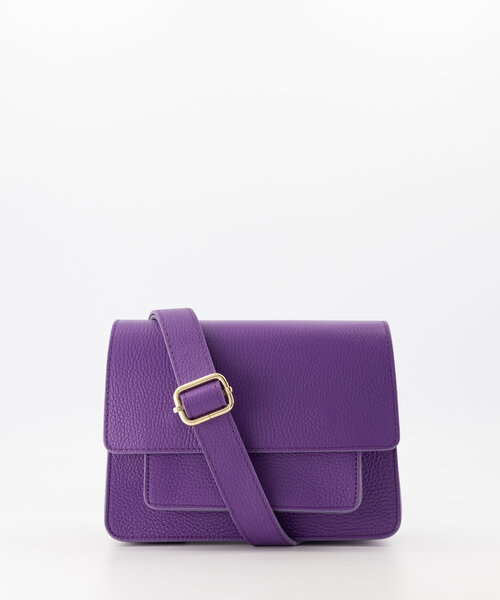 Fenna - Classic Grain - Crossbodytassen - Paars - T3638 - Goudkleurig