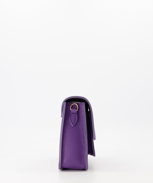 Fenna - Classic Grain - Crossbodytassen - Paars - T3638 - Goudkleurig