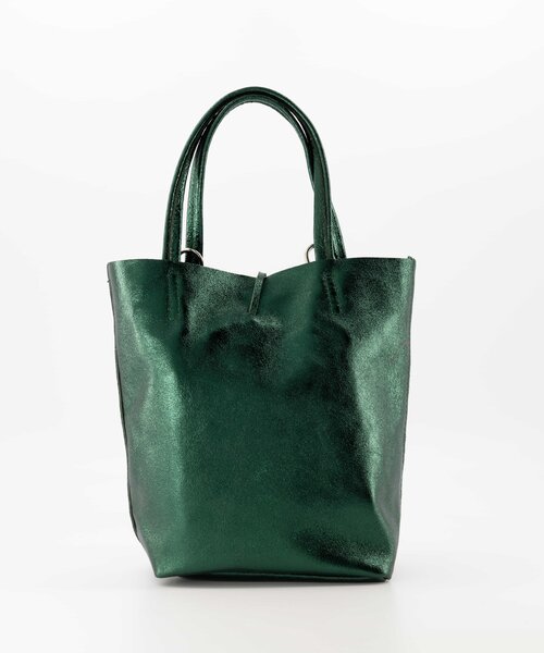Alice - Metallic - Crossbodytassen - Groen - Donkergroen L558 - Zilverkleurig
