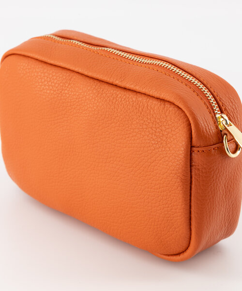 Irene - Classic Grain - Crossbody bags - Orange - D35 - Gold