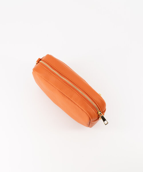 Irene - Classic Grain - Crossbody bags - Orange - D35 - Gold