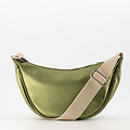 Nika - Classic Grain - Handtassen - Groen - Legergroen DL720 - Zilverkleurig