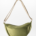Nika - Classic Grain - Handtassen - Groen - Legergroen DL720 - Zilverkleurig