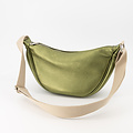 Nika - Classic Grain - Handtassen - Groen - Legergroen DL720 - Zilverkleurig
