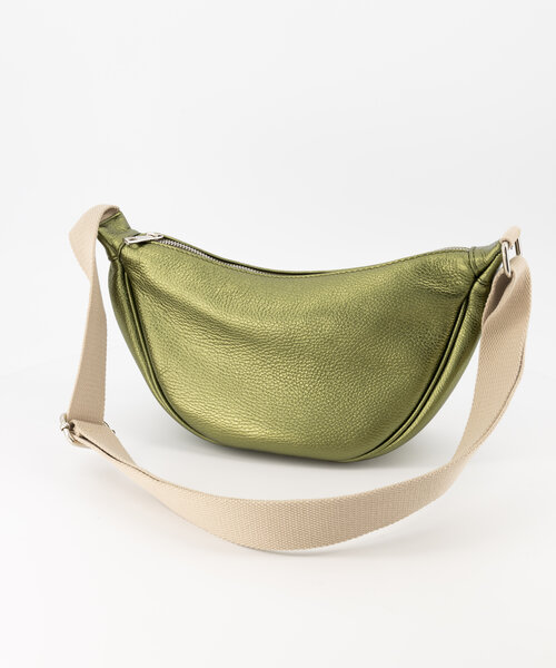 Nika - Classic Grain - Hand bags - Green - Legergroen DL720 - Silver