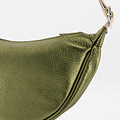 Nika - Classic Grain - Handtassen - Groen - Legergroen DL720 - Zilverkleurig