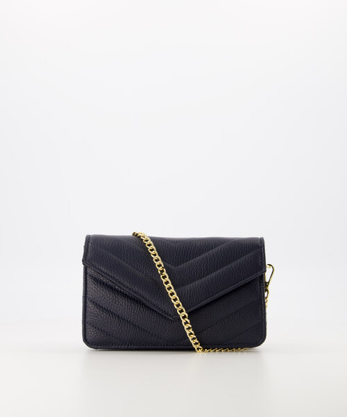 Laurie - Classic Grain - Crossbodytassen - Blauw - D26 - Goudkleurig