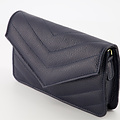 Laurie - Classic Grain - Crossbodytassen - Blauw - D26 - Goudkleurig