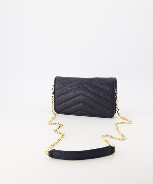Laurie - Classic Grain - Crossbodytassen - Blauw - D26 - Goudkleurig